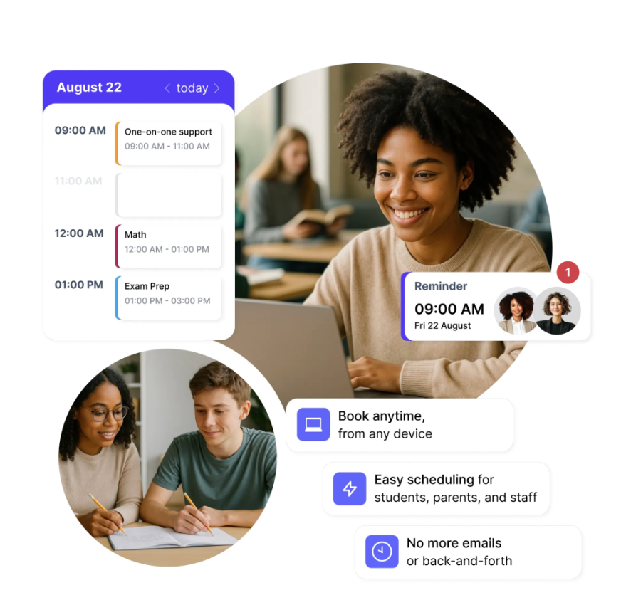 Scheduling software for parent teacher meetings